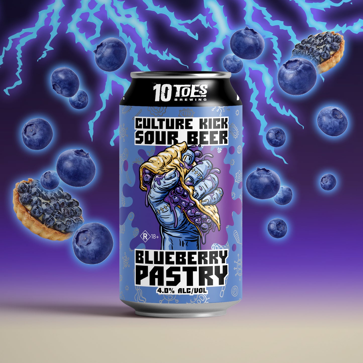 Culture Kick Blueberry Pastry Sour Beer