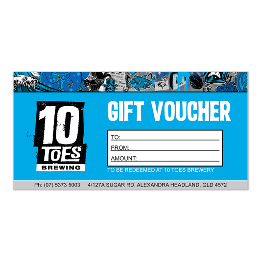 10 Toes Brewery - Gift Voucher